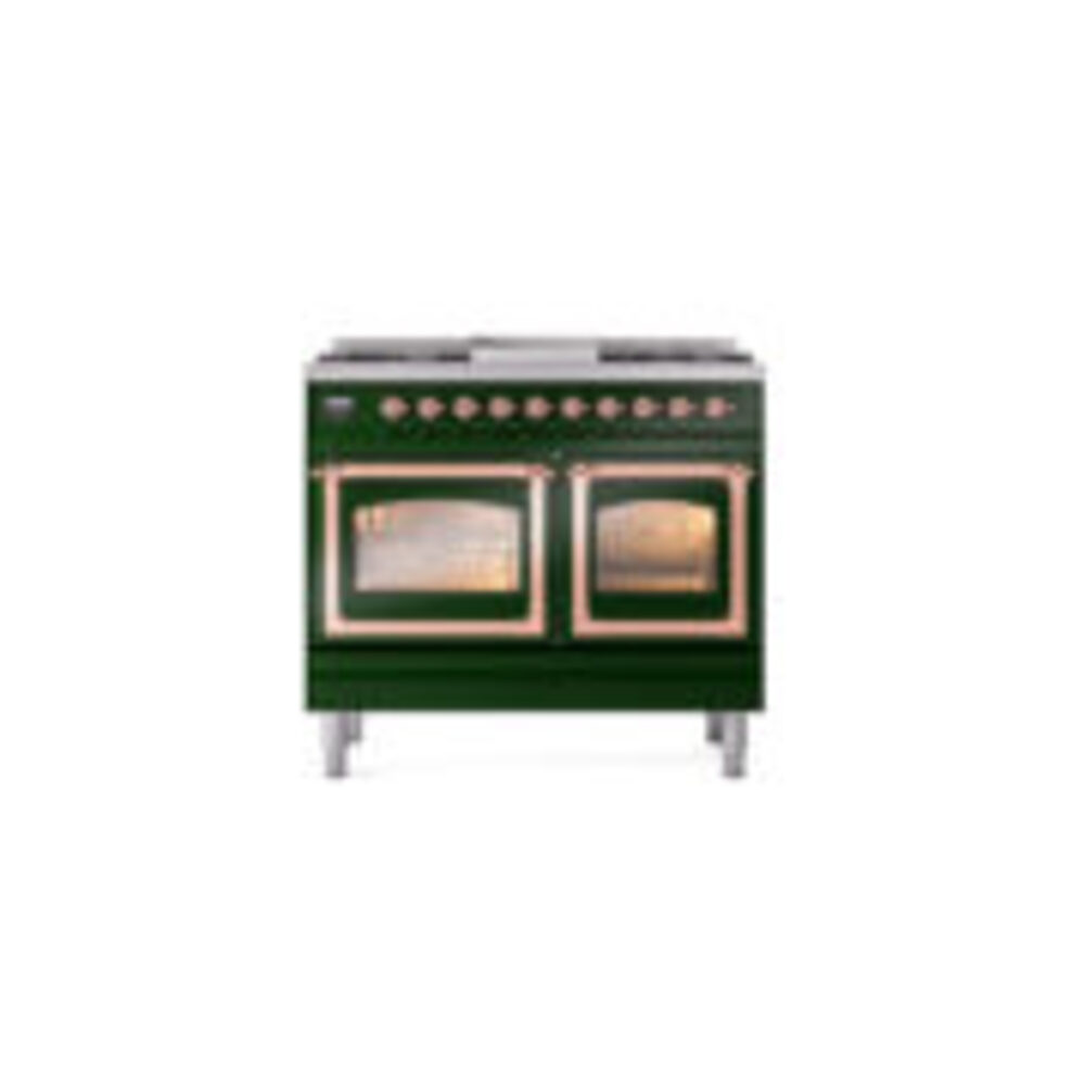 ILVE_UND40FNMPEGPLP_Nostalgie_II_40"_Dual_Fuel_Range_front_view