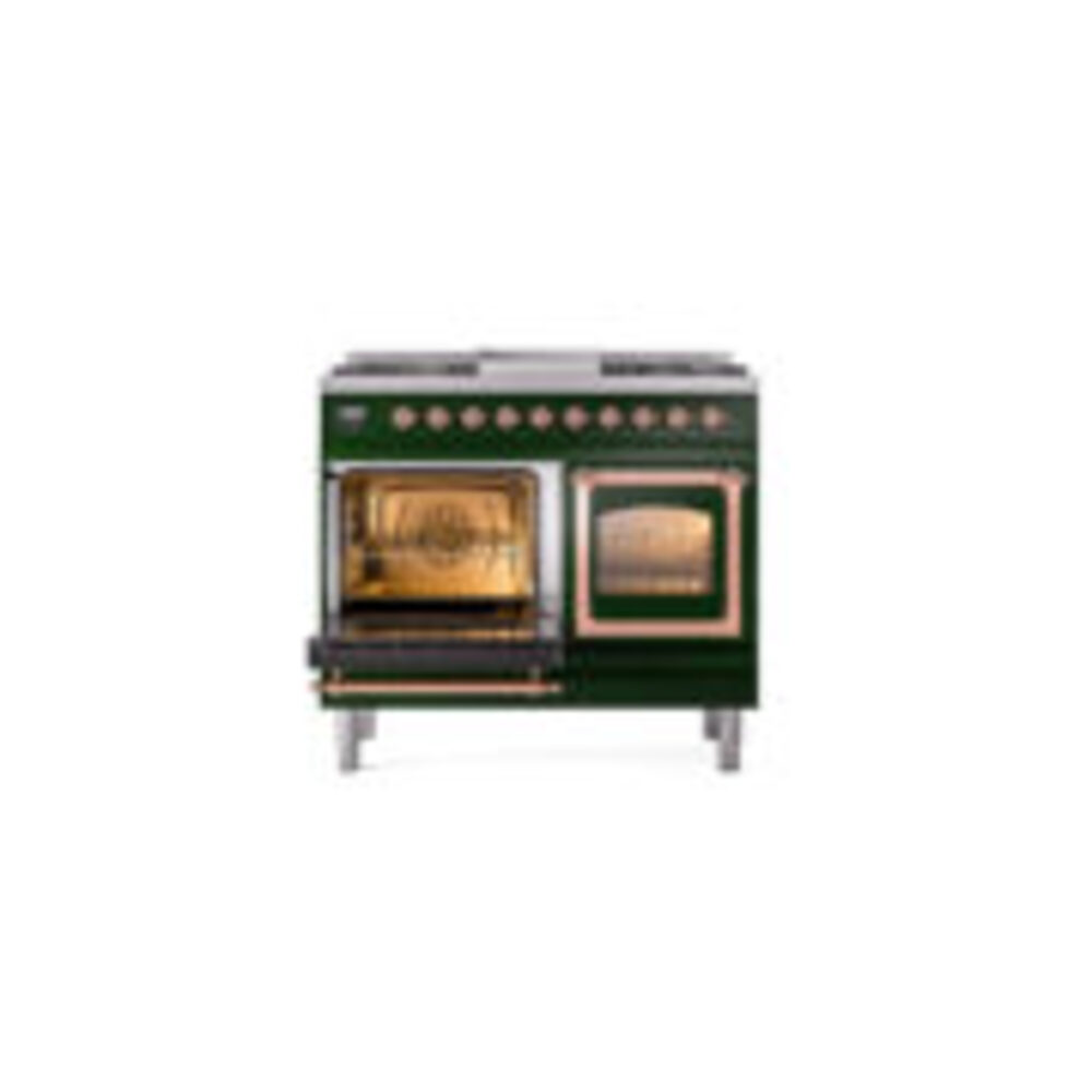 ILVE_UND40FNMPEGPLP_Nostalgie_II_40"_Dual_Fuel_Range_main_oven_door_opened
