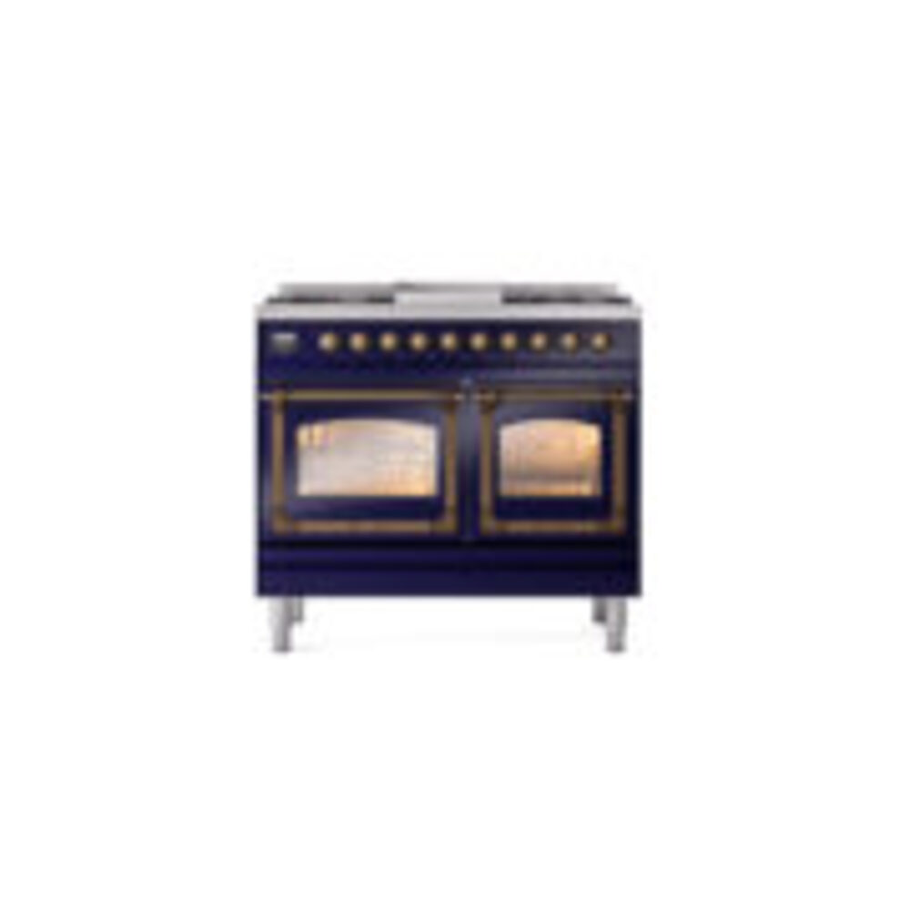 ILVE_UND40FNMPMBBLP_Nostalgie_II_40"_Dual_Fuel_Range_front_view