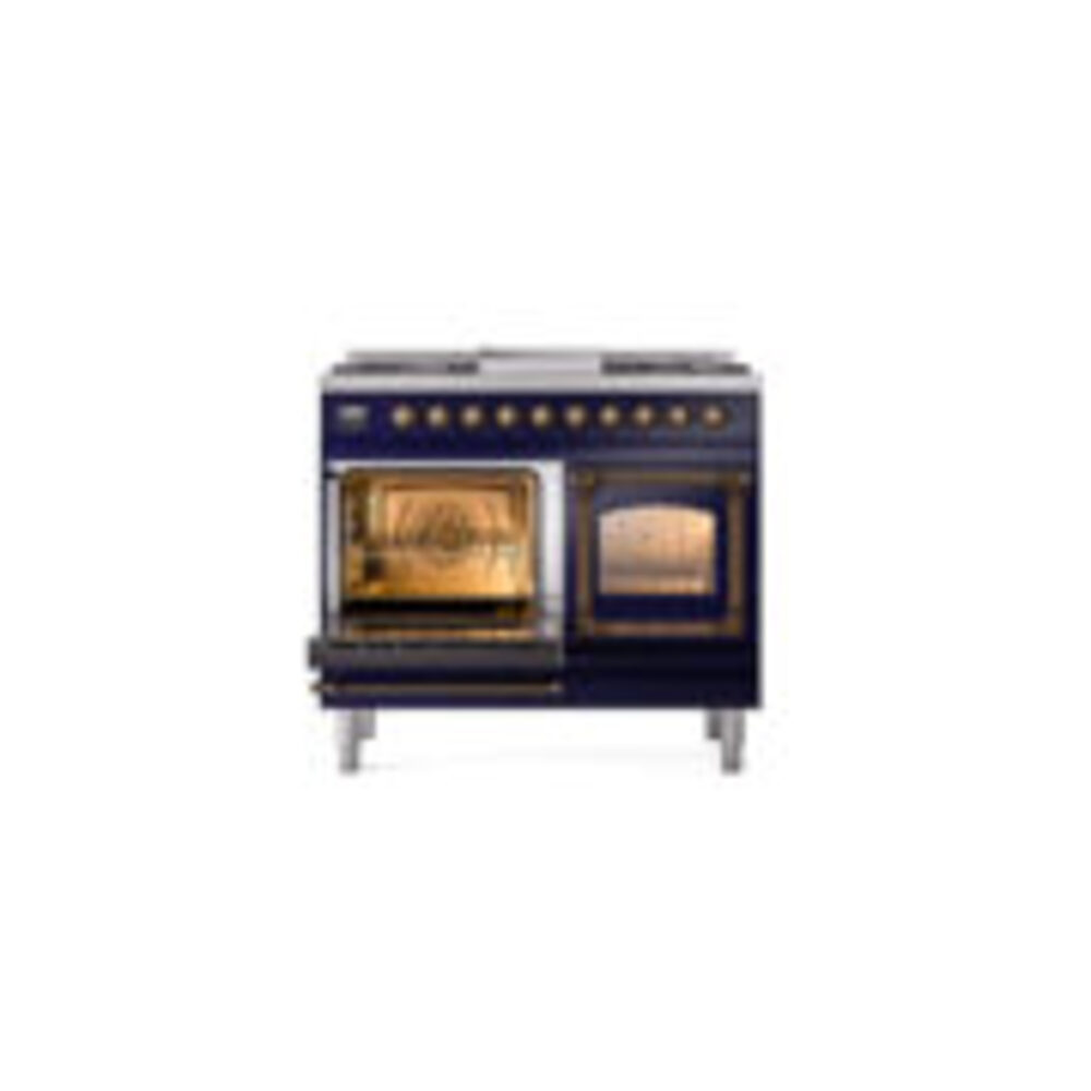 ILVE_UND40FNMPMBBLP_Nostalgie_II_40"_Dual_Fuel_Range_main_oven_door_opened