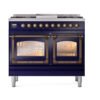 ILVE_UND40FNMPMBB_Nostalgie_II_40"_Dual_Fuel_Range_front_view