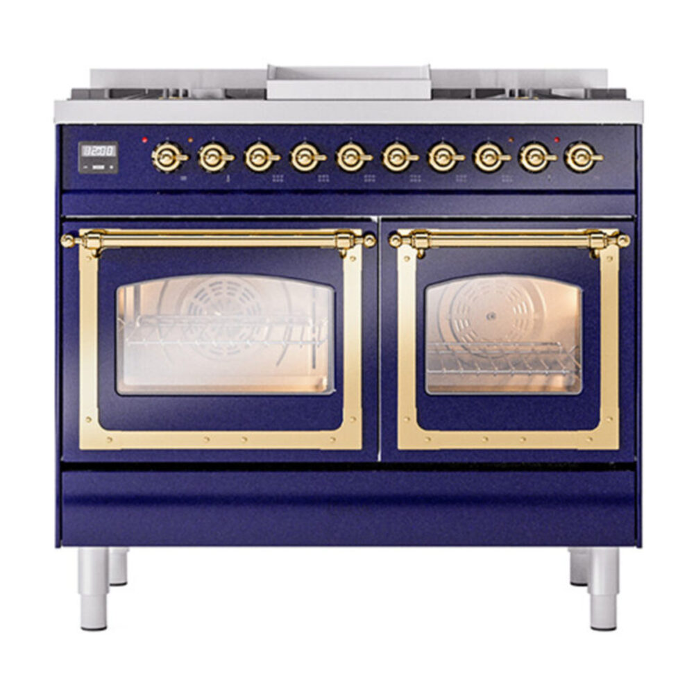 ILVE_UND40FNMPMBGLP_Nostalgie_II_40"_Dual_Fuel_Range_front_view