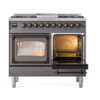 ILVE_UND40FNMPMGBLP_Nostalgie_II_40"_Dual_Fuel_Range_side_oven_door_opened