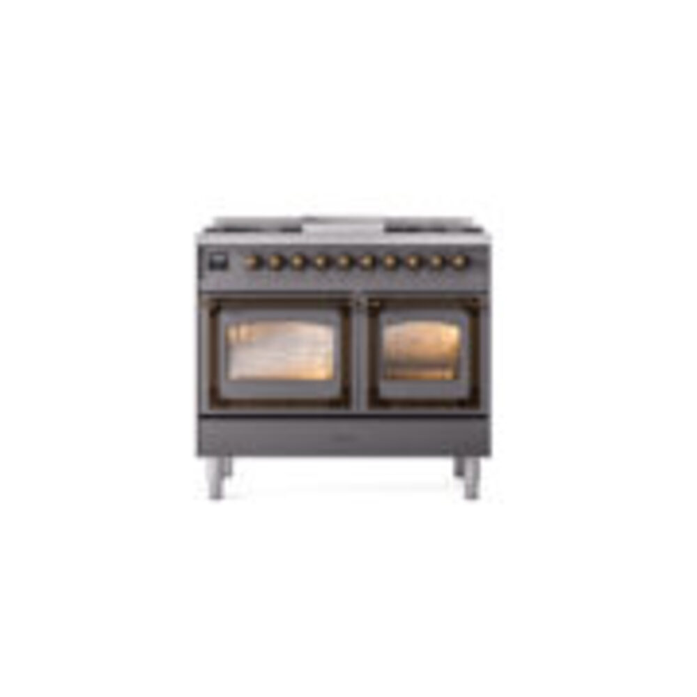 ILVE_UND40FNMPMGB_Nostalgie_II_40"_Dual_Fuel_Range_front_view