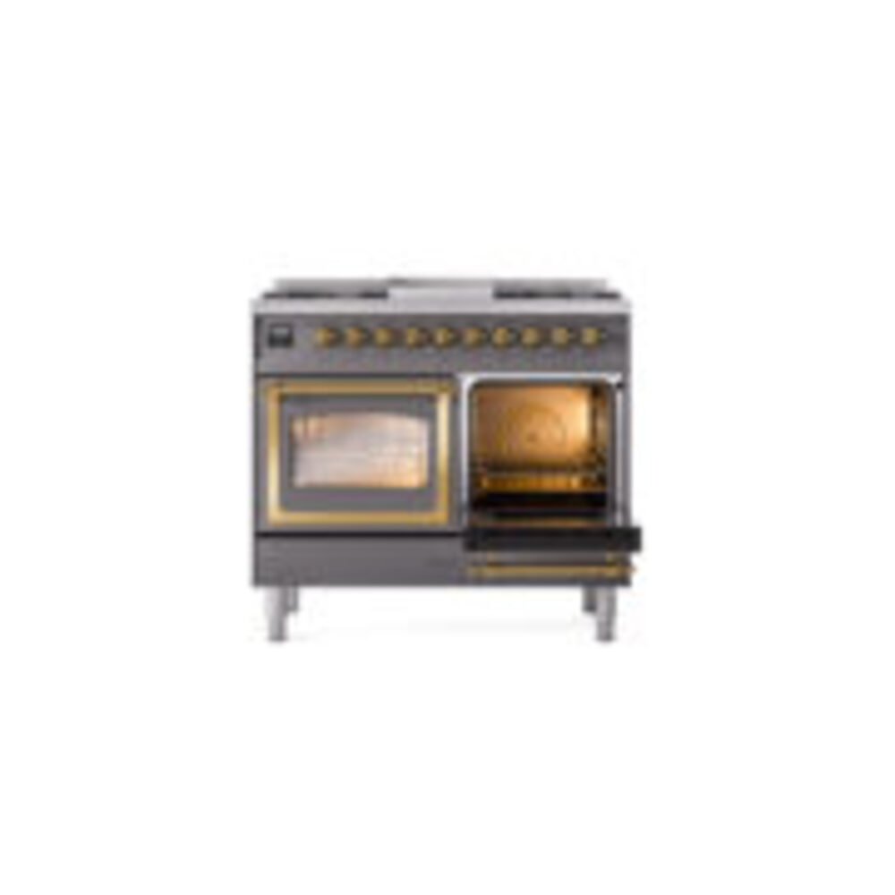 ILVE_UND40FNMPMGGLP_Nostalgie_II_40"_Dual_Fuel_Range_side_oven_door_opened