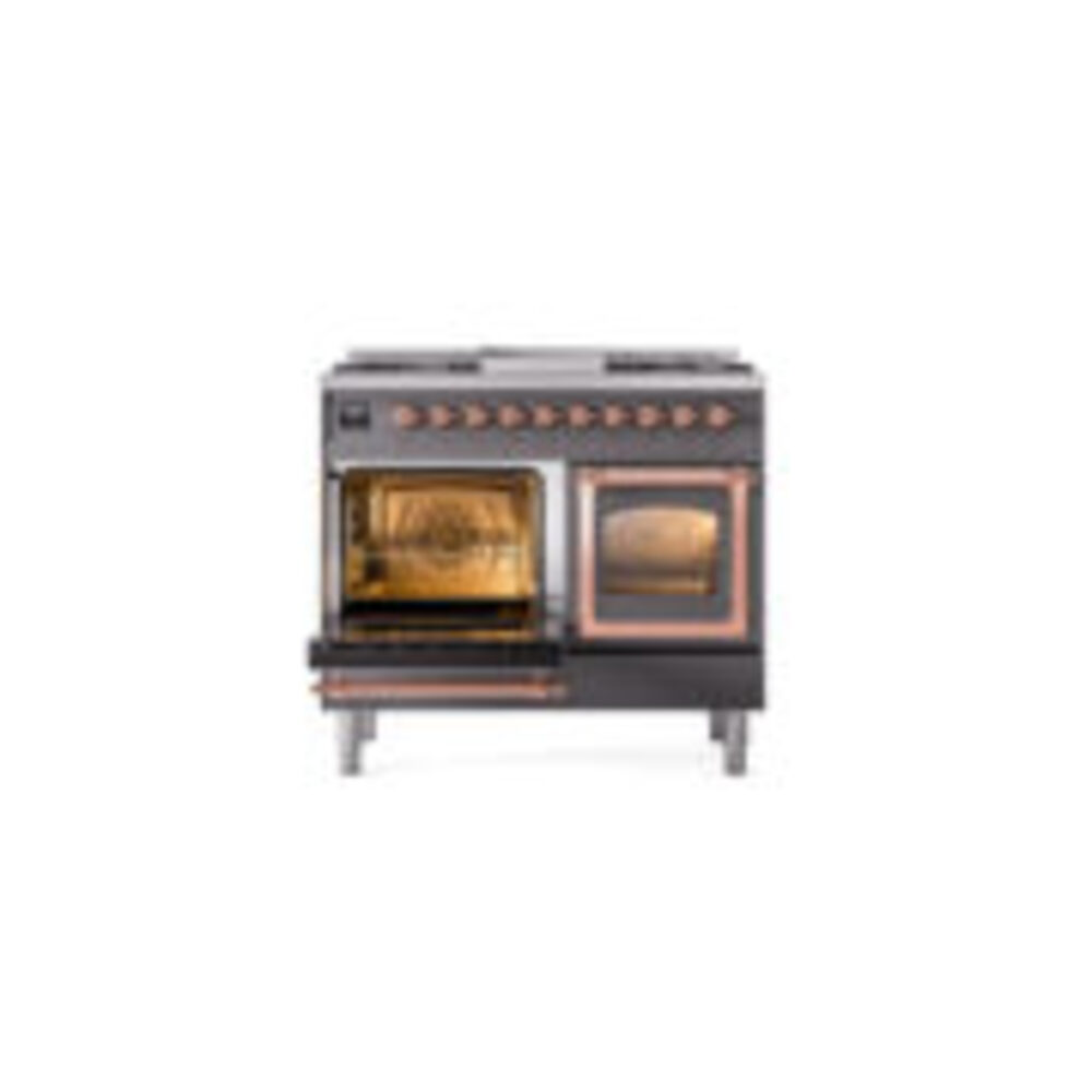 ILVE_UND40FNMPMGPLP_Nostalgie_II_40"_Dual_Fuel_Range_main_oven_door_opened