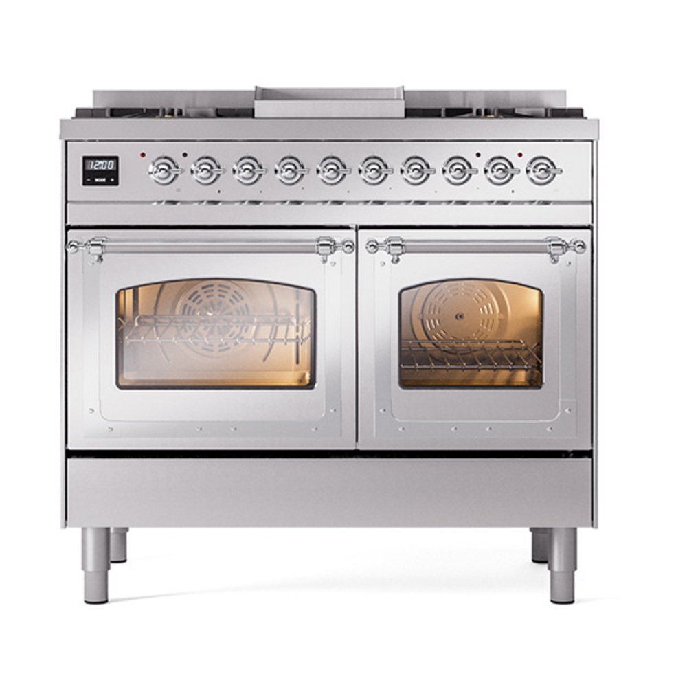 ILVE_UND40FNMPSSC_Nostalgie_II_40"_Dual_Fuel_Range_front_view