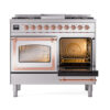 ILVE_UND40FNMPSSPLP_Nostalgie_II_40"_Dual_Fuel_Range_side_oven_door_opened