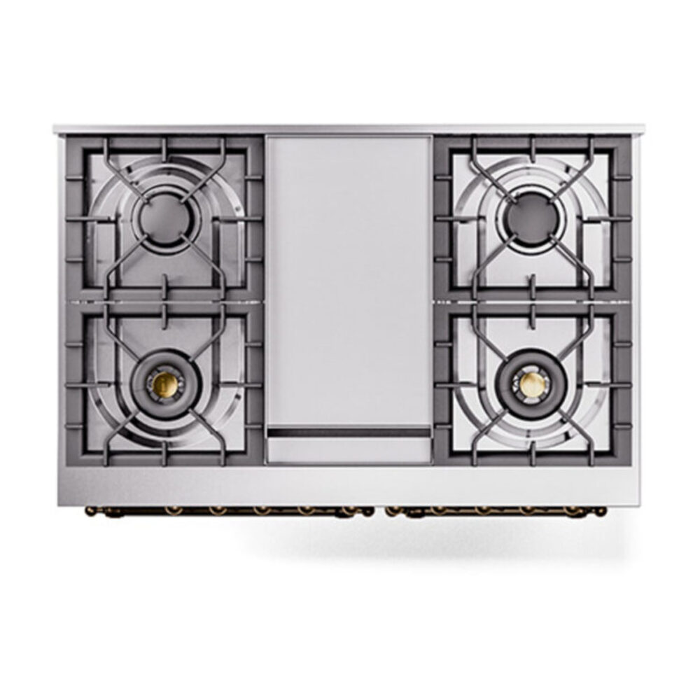 ILVE_UND40FNMPWHBLP_Nostalgie_II_40"_Dual_Fuel_Range_top_view
