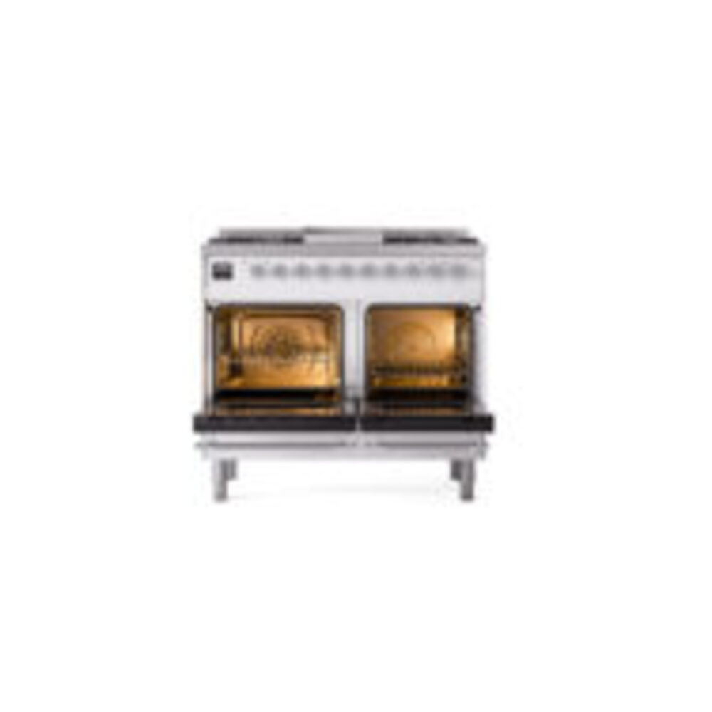 ILVE_UND40FNMPWHC_Nostalgie_II_40"_Dual_Fuel_Range_oven_door_opened
