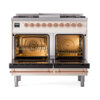 ILVE_UND40FQNMPAWP_Nostalgie_II_40"_Dual_Fuel_Range_oven_door_opened