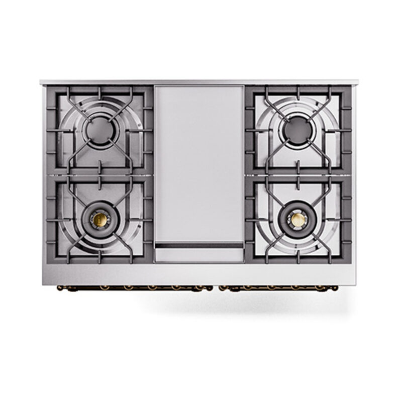 ILVE_UND40FQNMPAWP_Nostalgie_II_40"_Dual_Fuel_Range_top_view