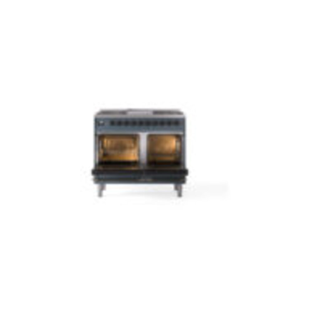 ILVE_UND40FQNMPBGB_Nostalgie_II_40"_Dual_Fuel_Range_oven_door_opened