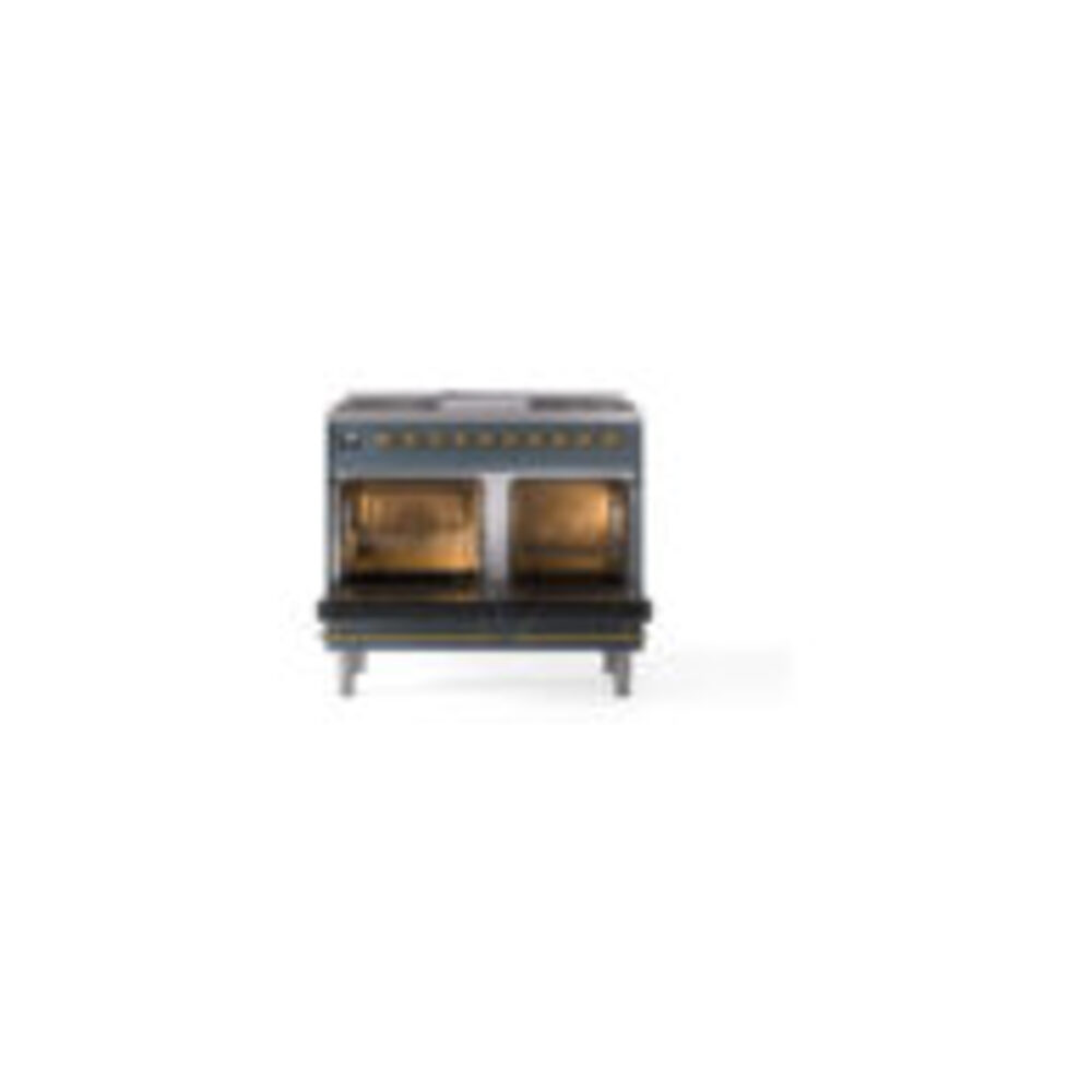 ILVE_UND40FQNMPBGGLP_Nostalgie_II_40"_Dual_Fuel_Range_oven_door_opened
