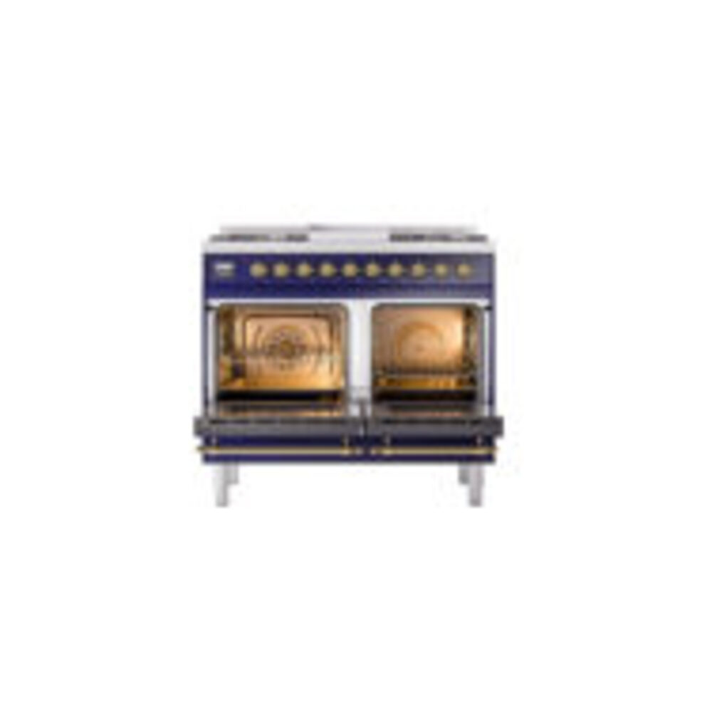 ILVE_UND40FQNMPMBGLP_Nostalgie_II_40"_Dual_Fuel_Range_oven_door_opened