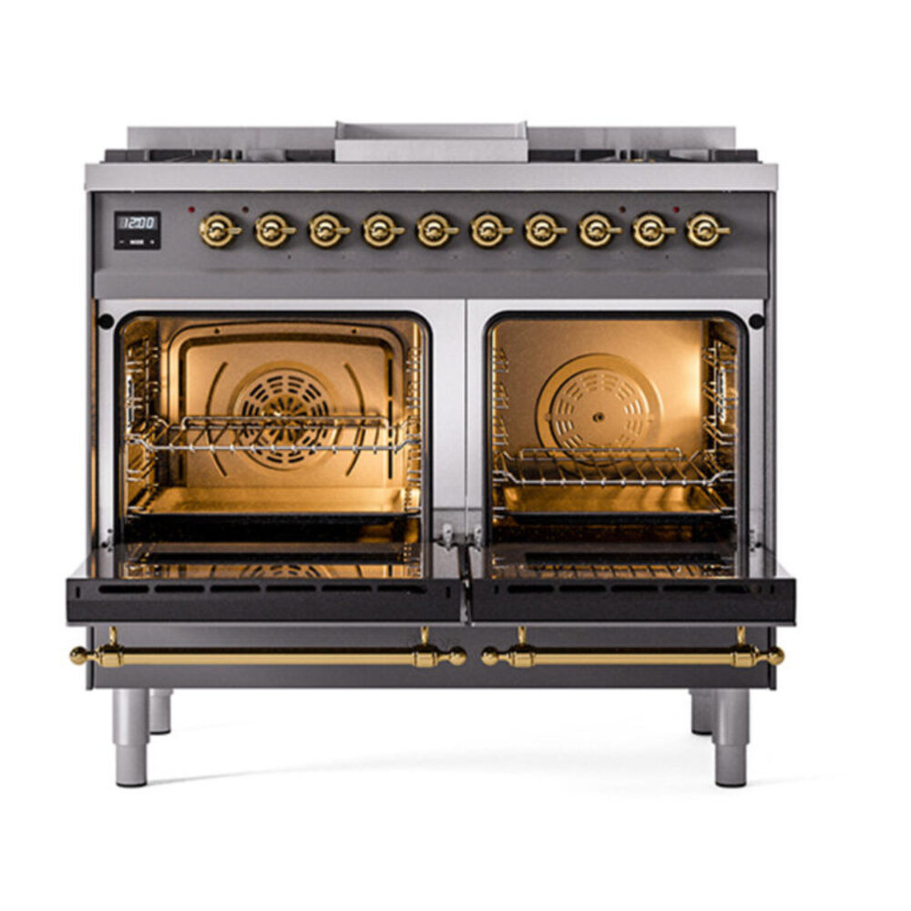 ILVE_UND40FQNMPMGGLP_Nostalgie_II_40"_Dual_Fuel_Range_oven_door_opened