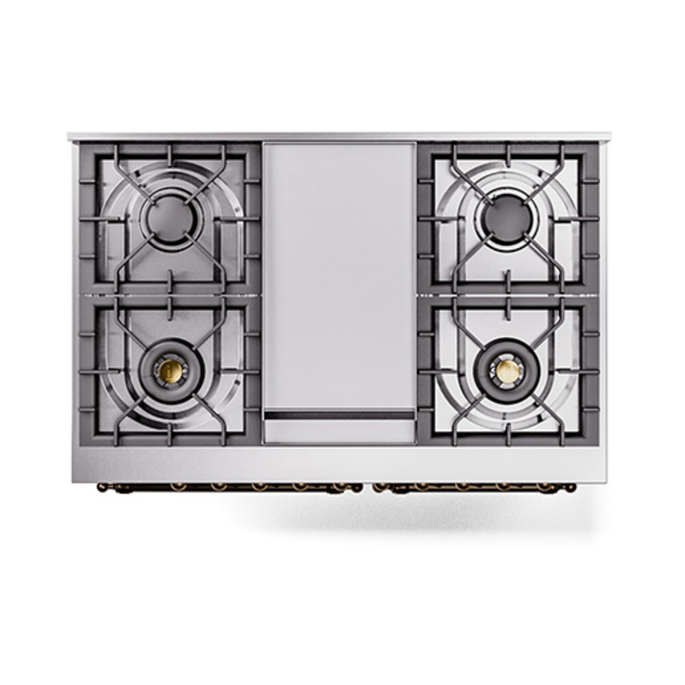 ILVE_UND40FQNMPSSB_Nostalgie_II_40"_Dual_Fuel_Range_top_view