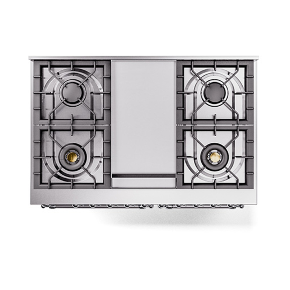 ILVE_UND40FQNMPSSCLP_Nostalgie_II_40"_Dual_Fuel_Range_top_view