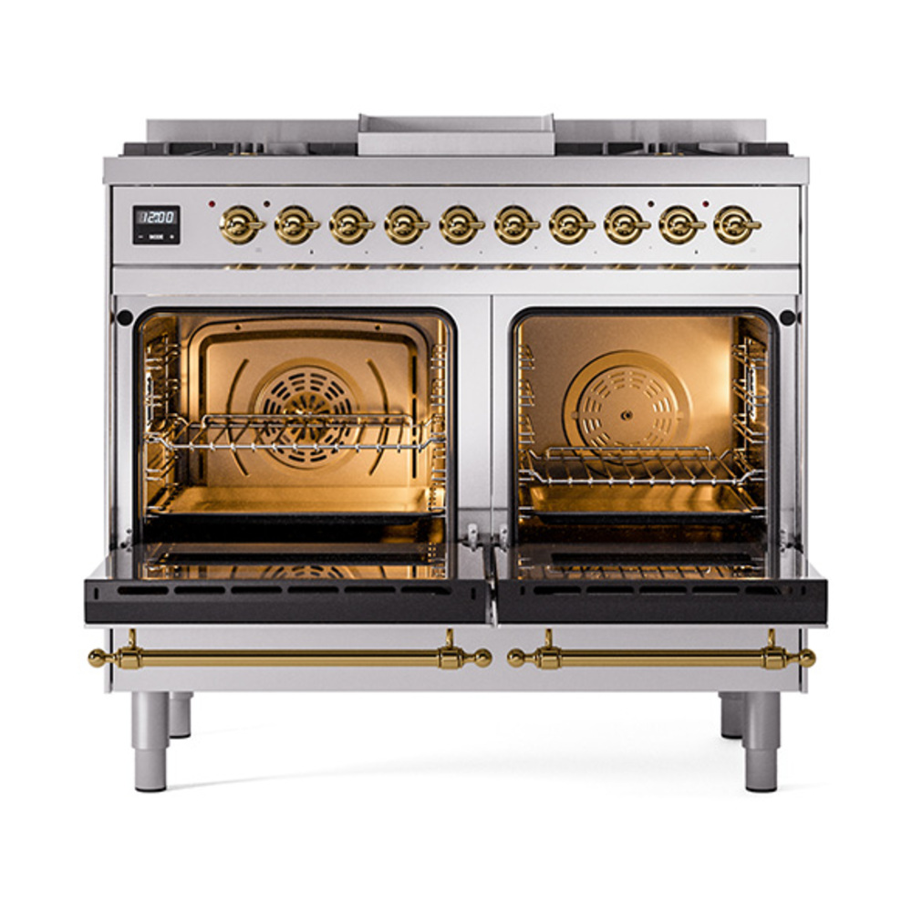 ILVE_UND40FQNMPSSGLP_Nostalgie_II_40"_Dual_Fuel_Range_oven_door_opened