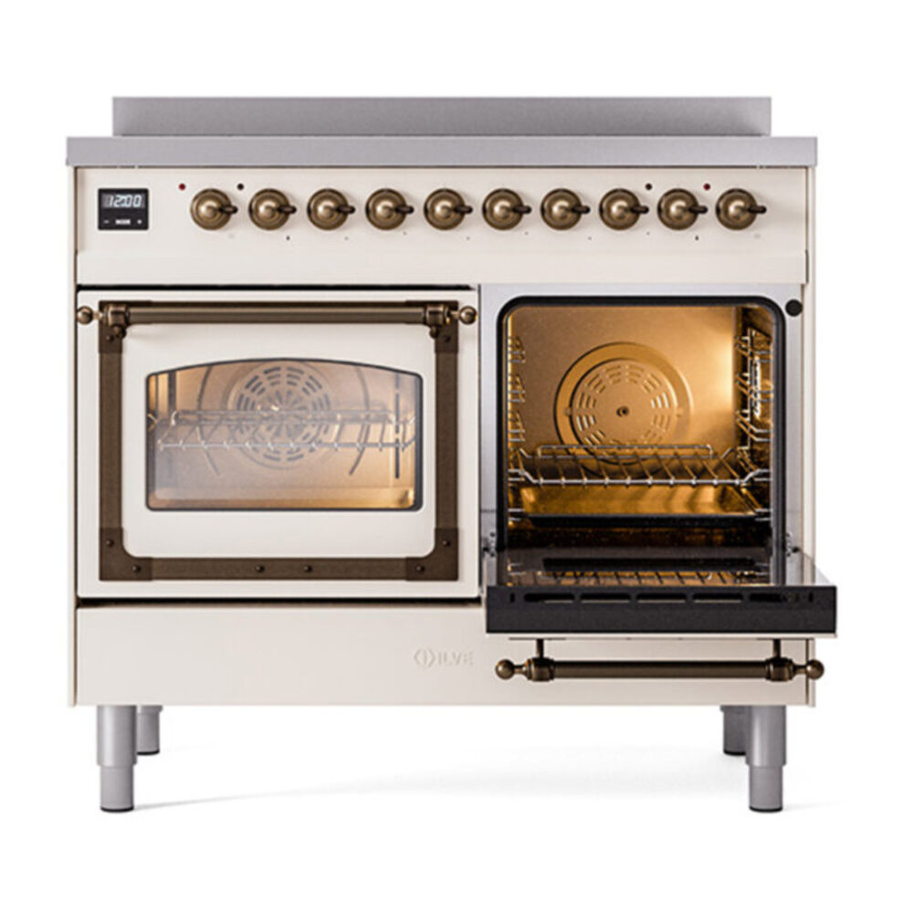 ILVE_UNDI406NMPAWB_Nostalgie_II_60"_Dual_Fuel_Range_side_oven_door_opened