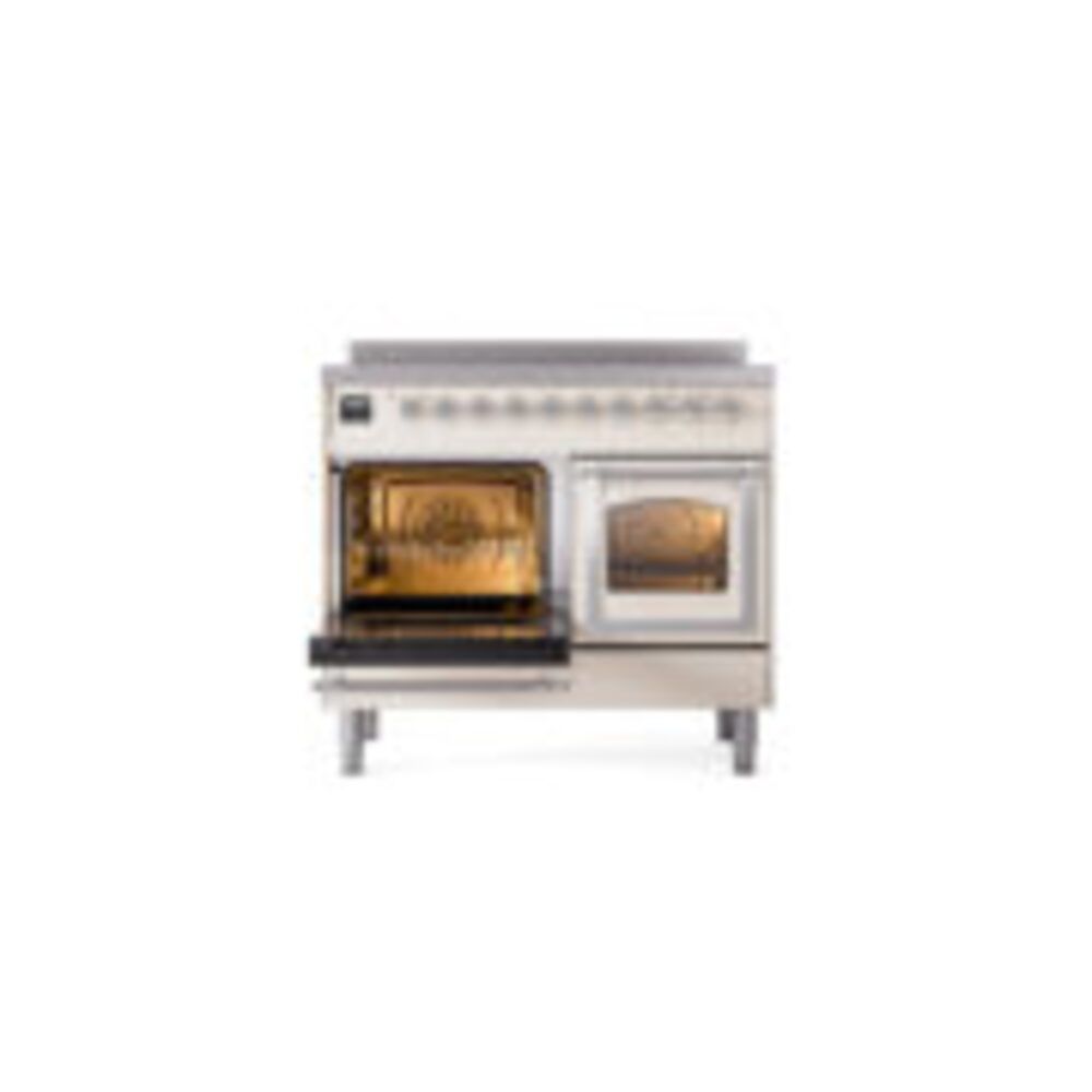 ILVE_UNDI406NMPAWC_Nostalgie_II_60"_Dual_Fuel_Range_main_oven_door_opened