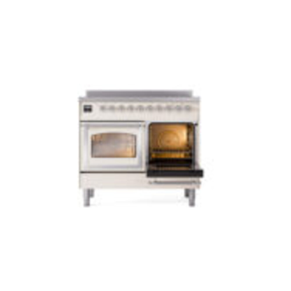 ILVE_UNDI406NMPAWC_Nostalgie_II_60"_Dual_Fuel_Range_side_oven_door_opened