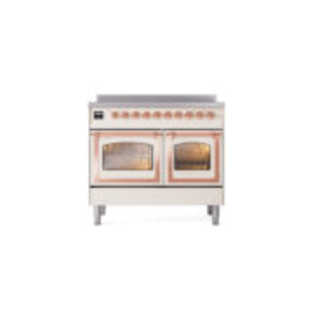 ILVE_UNDI406NMPAWP_Nostalgie_II_60"_Dual_Fuel_Range_front_view