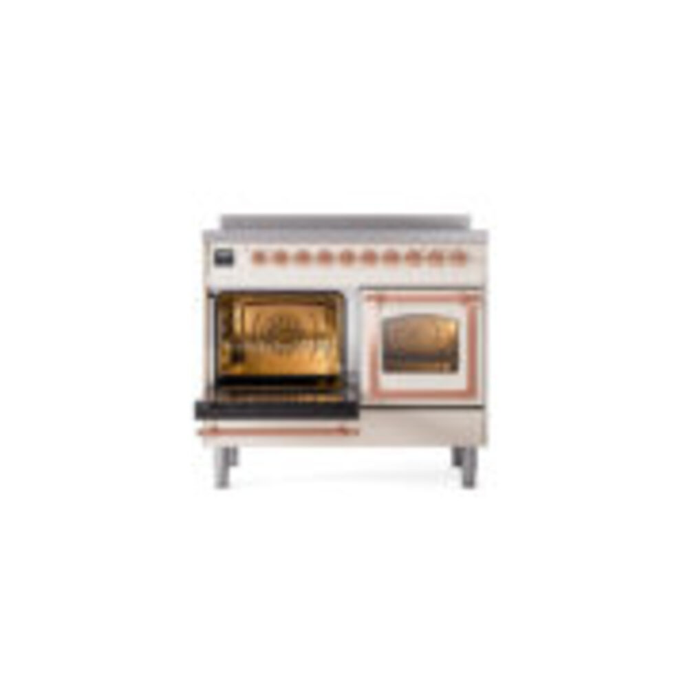 ILVE_UNDI406NMPAWP_Nostalgie_II_60"_Dual_Fuel_Range_main_oven_door_opened