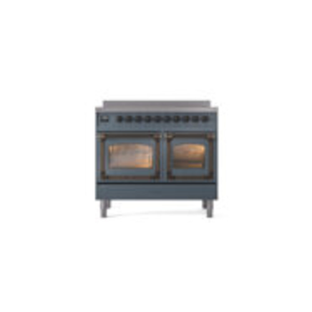 ILVE_UNDI406NMPBGB_Nostalgie_II_60"_Dual_Fuel_Range_front_view