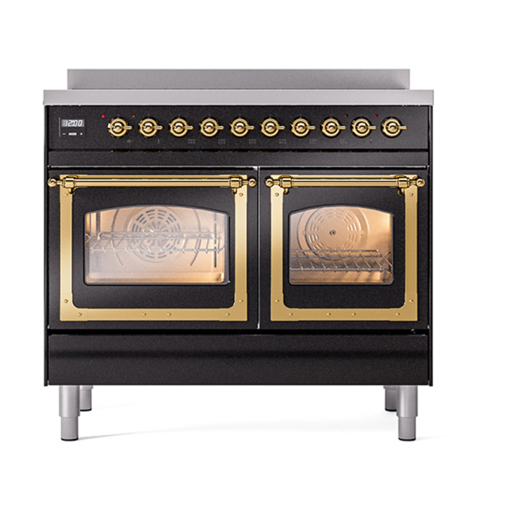 ILVE_UNDI406NMPBKG_Nostalgie_II_60"_Dual_Fuel_Range_front_view