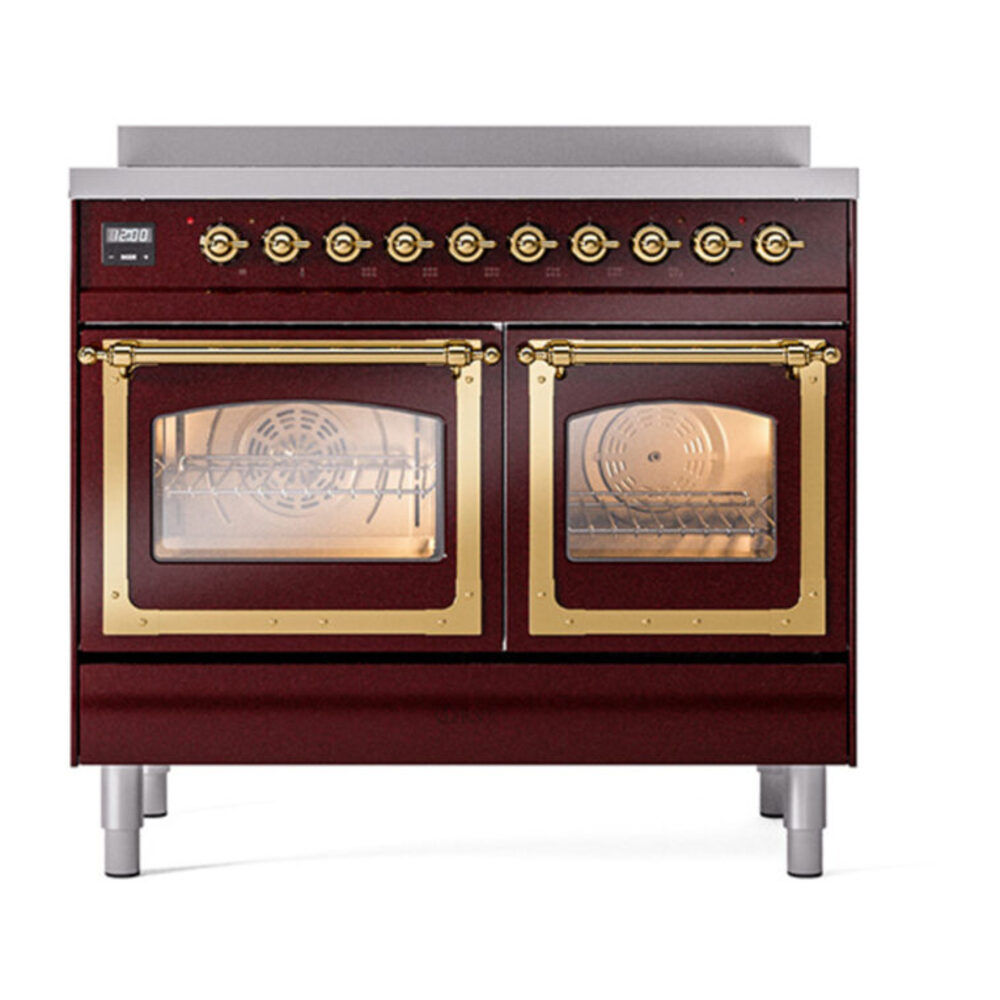 ILVE_UNDI406NMPBUG_Nostalgie_II_60"_Dual_Fuel_Range_front_view