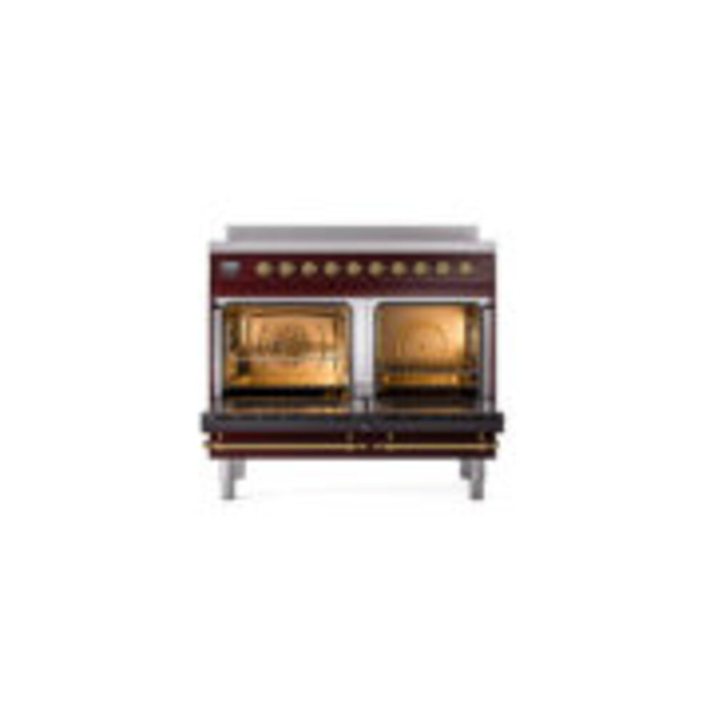 ILVE_UNDI406NMPBUG_Nostalgie_II_60"_Dual_Fuel_Range_oven_door_opened