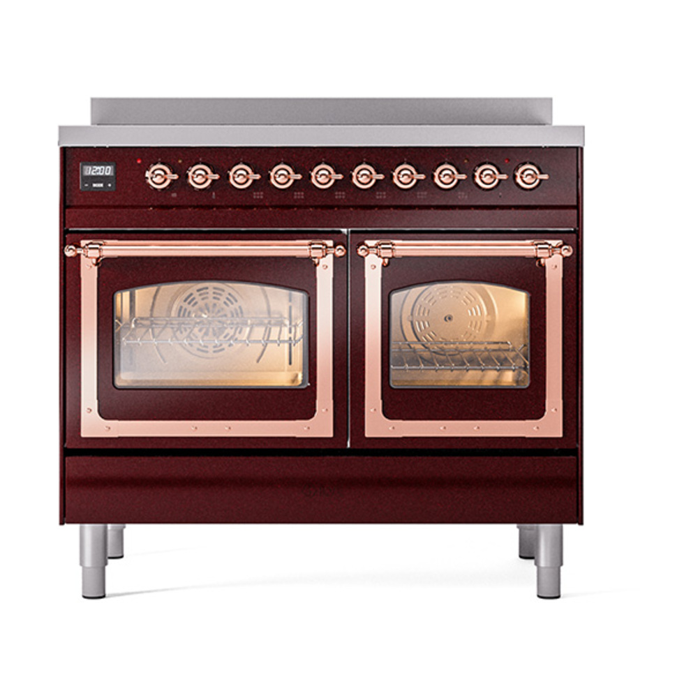 ILVE_UNDI406NMPBUP_Nostalgie_II_60"_Dual_Fuel_Range_front_view
