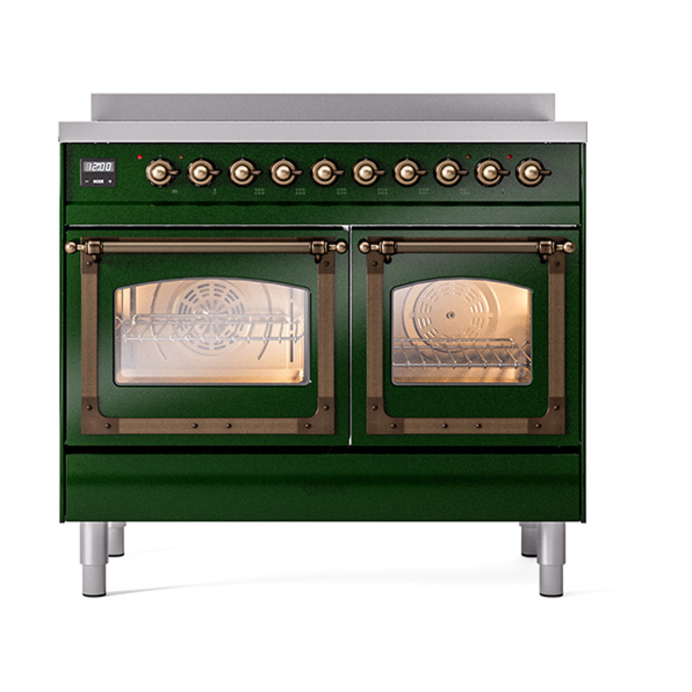 ILVE_UNDI406NMPEGB_Nostalgie_II_60"_Dual_Fuel_Range_front_view
