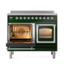 ILVE_UNDI406NMPEGC_Nostalgie_II_60"_Dual_Fuel_Range_main_oven_door_opened
