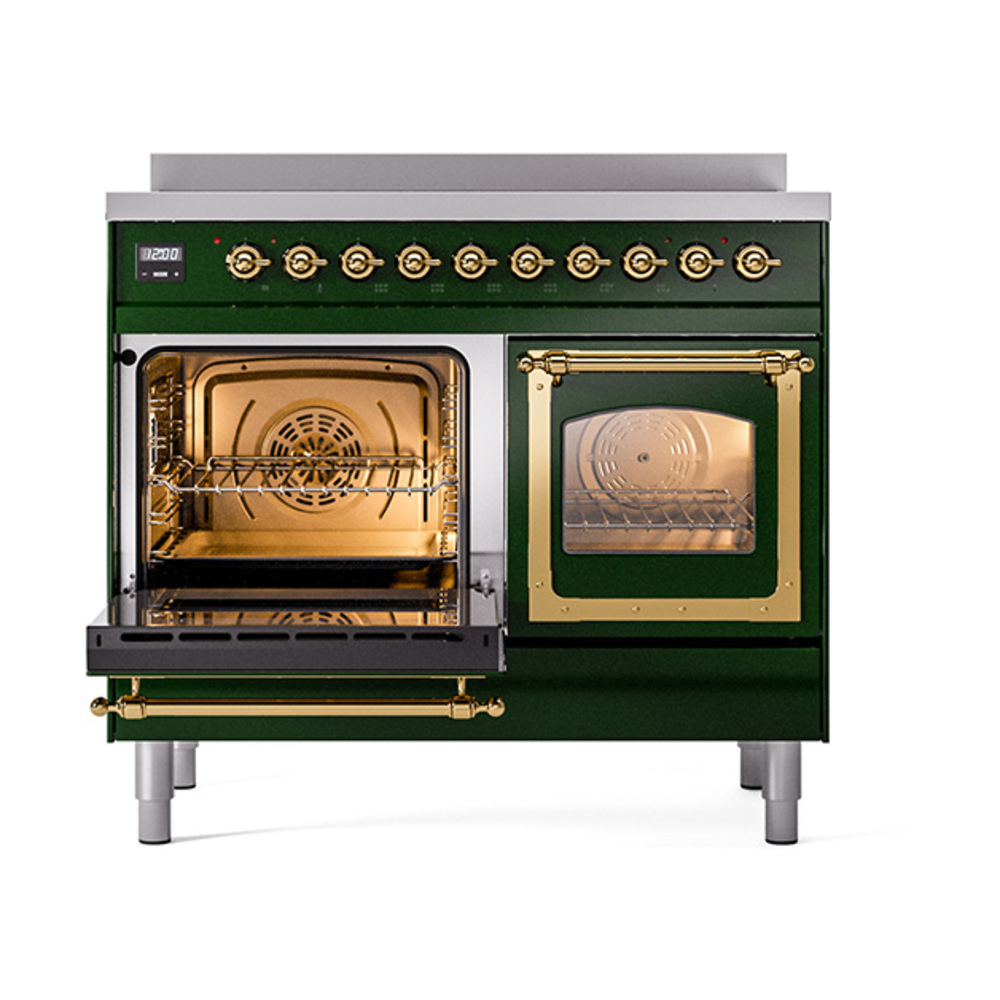 ILVE_UNDI406NMPEGG_Nostalgie_II_60"_Dual_Fuel_Range_main_oven_door_opened