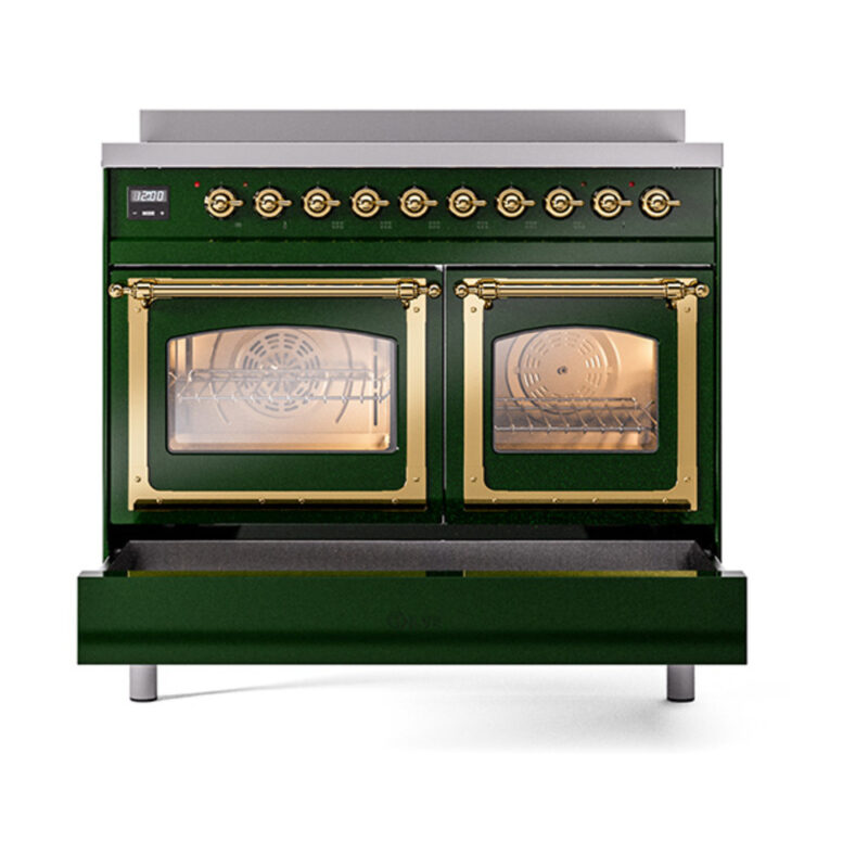 ILVE_UNDI406NMPEGG_Nostalgie_II_60"_Dual_Fuel_Range_drawer_opened