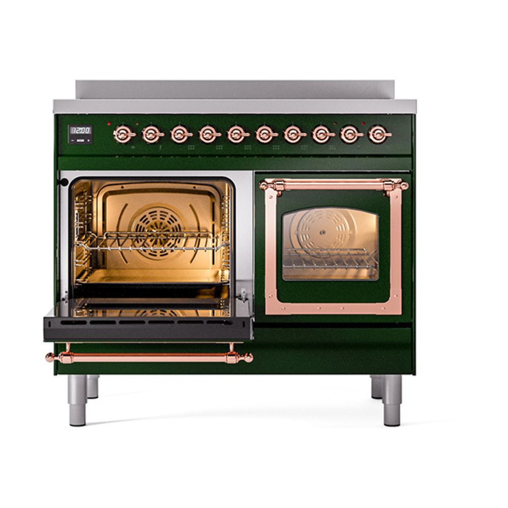ILVE_UNDI406NMPEGP_Nostalgie_II_60"_Dual_Fuel_Range_main_oven_door_opened