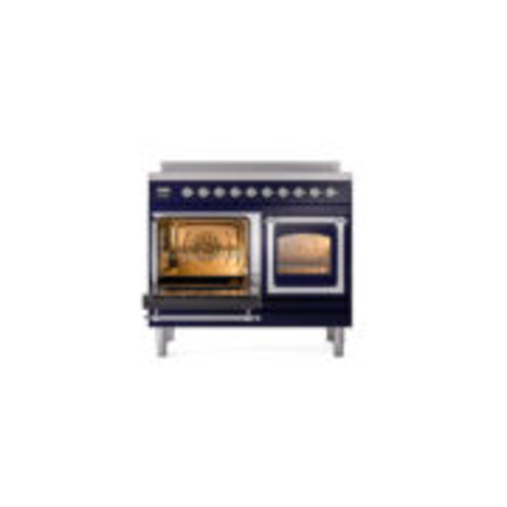 ILVE_UNDI406NMPMBC_Nostalgie_II_60"_Dual_Fuel_Range_main_oven_door_opened
