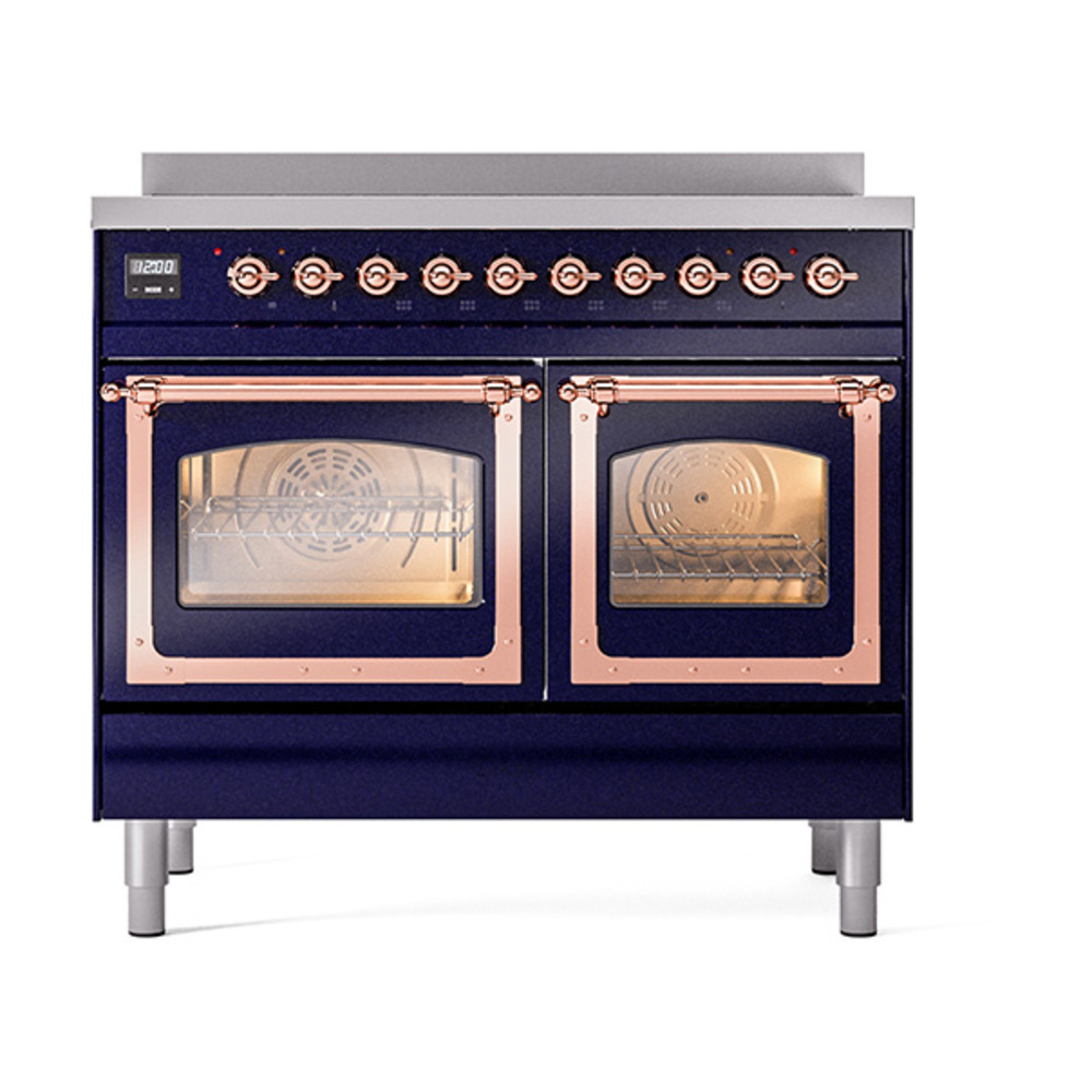ILVE_UNDI406NMPMBP_Nostalgie_II_60"_Dual_Fuel_Range_front_view