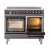 ILVE_UNDI406NMPMGB_Nostalgie_II_60"_Dual_Fuel_Range_side_oven_door_opened