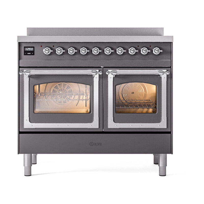 ILVE_UNDI406NMPMGC_Nostalgie_II_60"_Dual_Fuel_Range_front_view