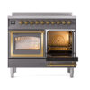 ILVE_UNDI406NMPMGG_Nostalgie_II_60"_Dual_Fuel_Range_side_oven_door_opened