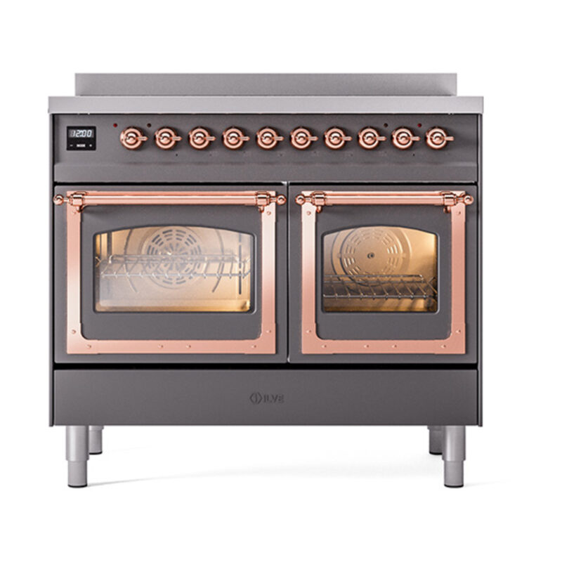ILVE_UNDI406NMPMGP_Nostalgie_II_60"_Dual_Fuel_Range_front_view
