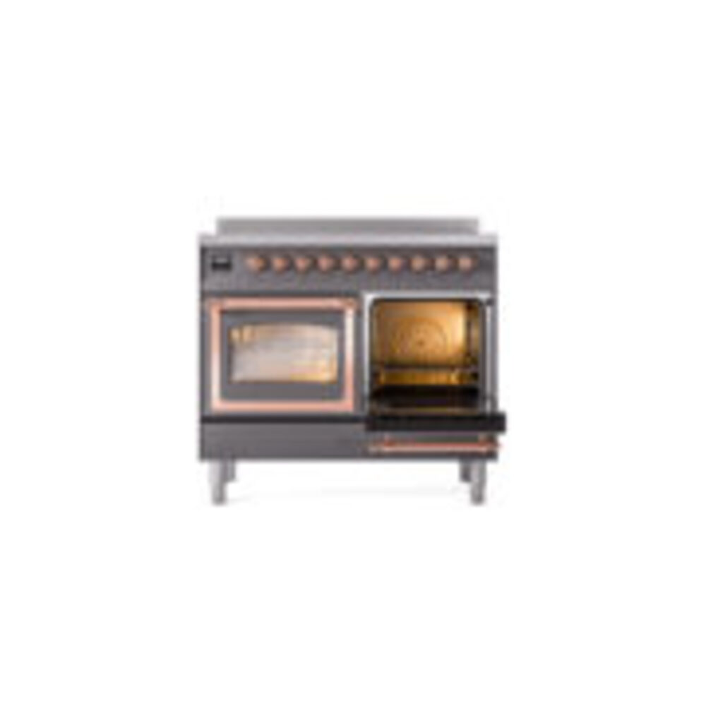 ILVE_UNDI406NMPMGP_Nostalgie_II_60"_Dual_Fuel_Range_side_oven_door_opened