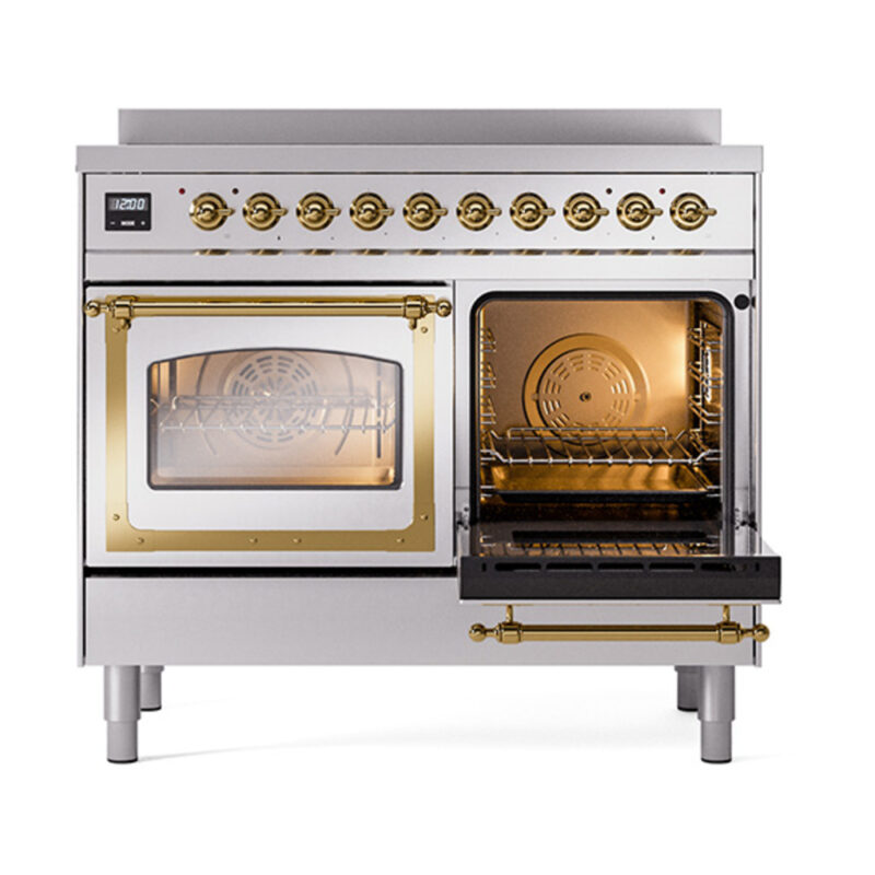 ILVE_UNDI406NMPSSG_Nostalgie_II_60"_Dual_Fuel_Range_side_oven_door_opened