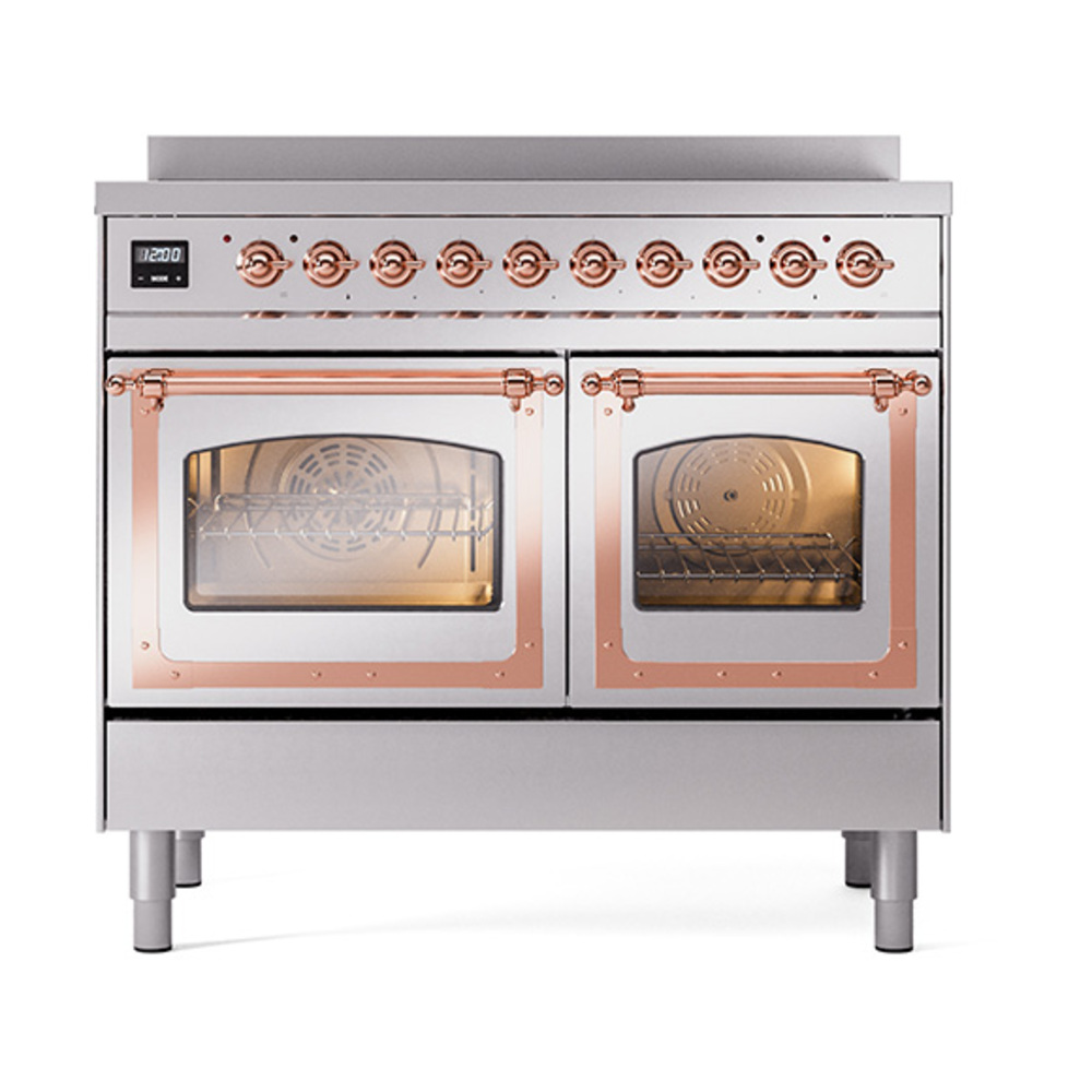 ILVE_UNDI406NMPSSP_Nostalgie_II_60"_Dual_Fuel_Range_front_view