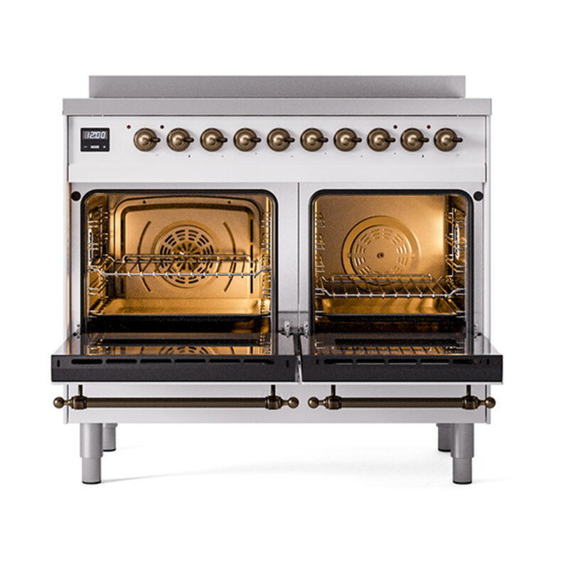 ILVE_UNDI406NMPWHB_Nostalgie_II_60"_Dual_Fuel_Range_oven_door_opened