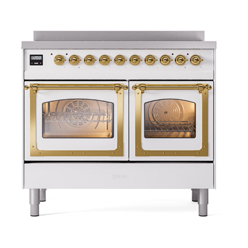 ILVE_UNDI406NMPWHG_Nostalgie_II_60"_Dual_Fuel_Range_front_view