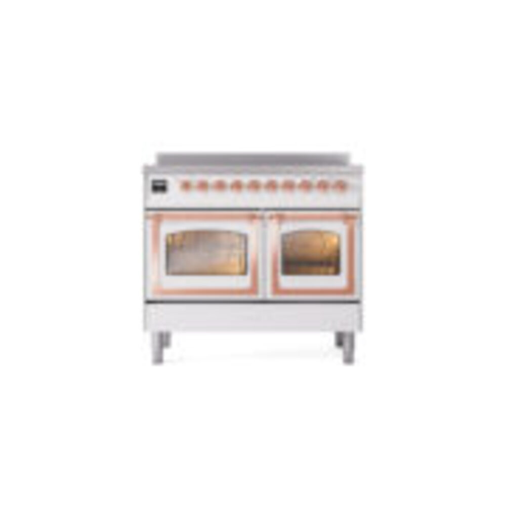 ILVE_UNDI406NMPWHP_Nostalgie_II_60"_Dual_Fuel_Range_front_view